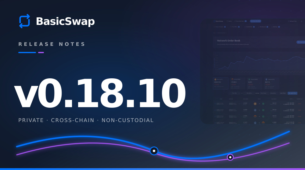 BasicSwap v0.18.10: More Price Oracles, Safer Rate Handling, and Swap-Scan Fixes