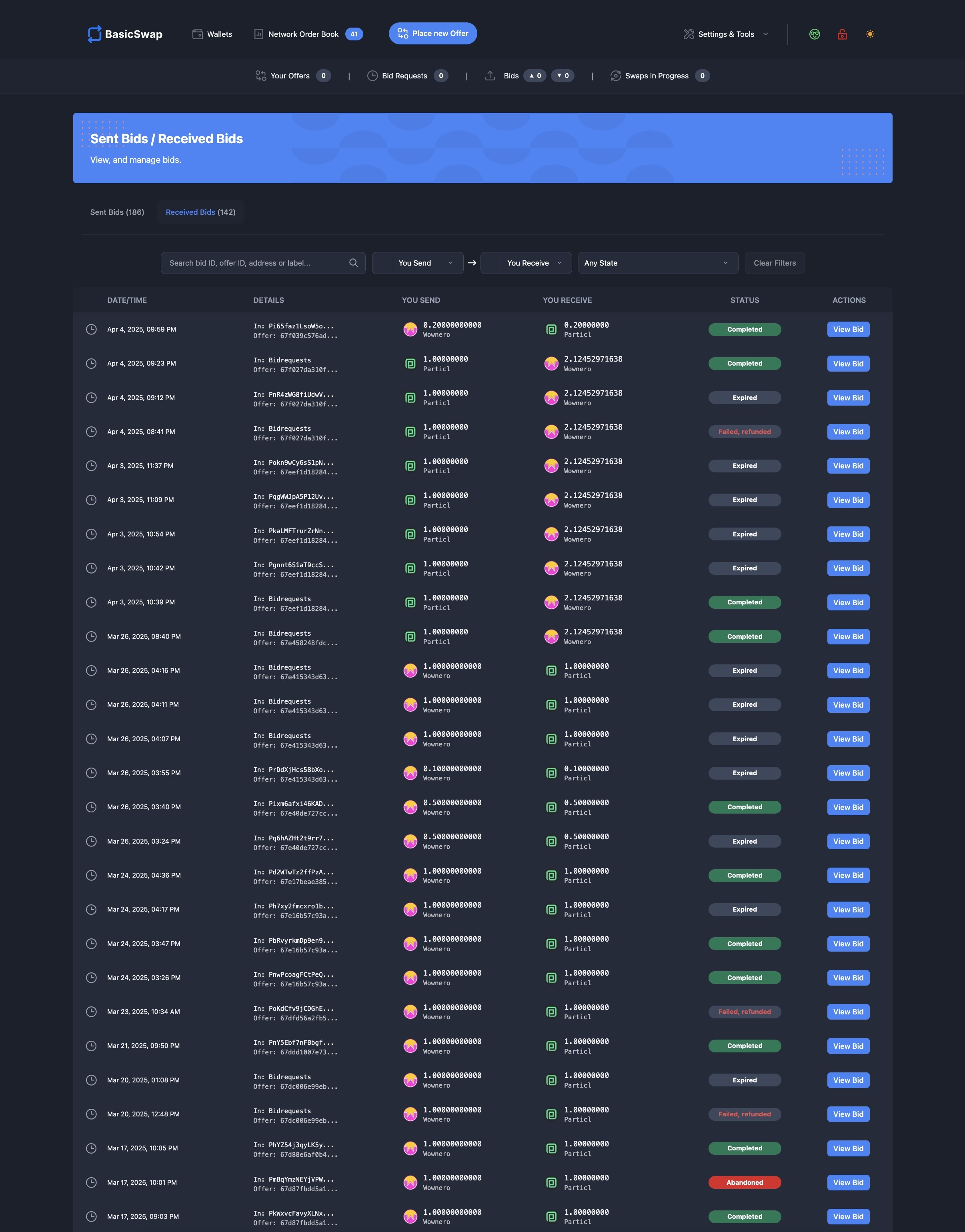BasicSwap Update Screenshot 2